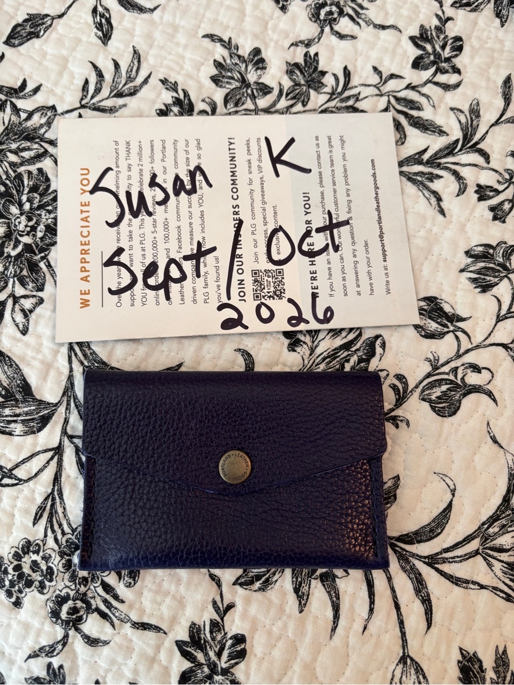 PLG Mini Envelope in Cobalt - Picture 3 of 3